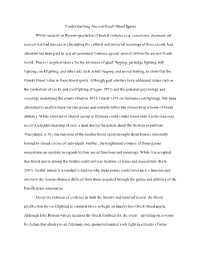Contextualizing Ancient Greek Blood Sports