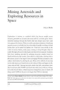 Mining Asteroids and Exploring Resources in Space, By