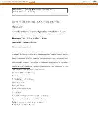 Novel Orthogonalization and Biorthogonalization Algorithms 3