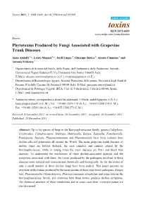 Phytotoxins Produced by Fungi Associated with Grapevine Trunk Diseases