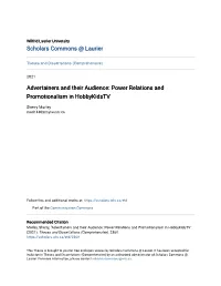 Power Relations and Promotionalism in Hobbykidstv