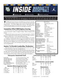 2020-21 Summer Preseason Information 2006-07 MBB Notes
