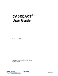 CASREACT User Guide