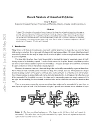 Heesch Numbers of Unmarked Polyforms