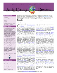 Anti-Piracy Review Week 02 11 January 2012 Comprehensive Information on Complex Crises