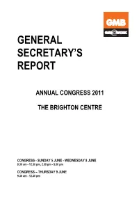 General Secretary's Report
