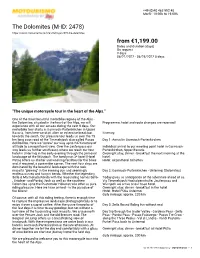 M-ID: 2478) from €1,199.00 Dates and Duration (Days) on Request 8 Days 06/21/2022 - 06/28/2022 8 Days