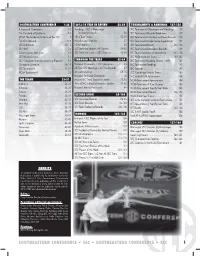 Southeastern Conference • Sec • Southeastern