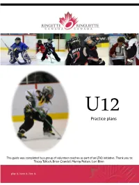 U12 Practice Plans