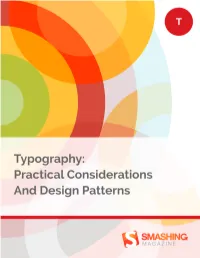 Typography Is a Very Powerful Design Element