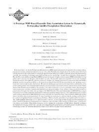 A Prototype WRF-Based Ensemble Data Assimilation System for Dynamically Downscaling Satellite Precipitation Observations