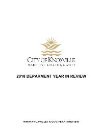 2018 Deparment Year in Review
