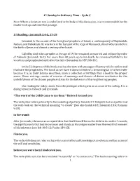 4Th Sunday in Ordinary Time – Cycle C