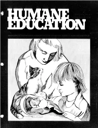 Humane Education Volume 08, Number 03