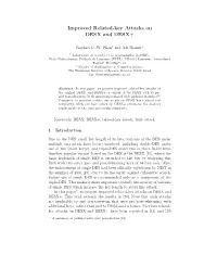 Improved Related-Key Attacks on DESX and DESX+