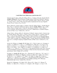 Lowell Observatory Publications April-October 2017 Howard, Alan D.; Moore, Jeffrey M.; White, Oliver L.; Umurhan, Orkan M.; Sche