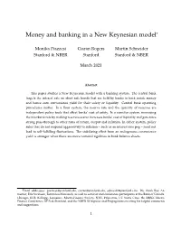 Money and Banking in a New Keynesian Model*