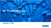 Q2 '21 Earnings Call
