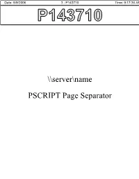 \\Server\Name PSCRIPT Page Separator Technology Play Map (TPM) Decommissioning Technologies for Offshore Installations by M