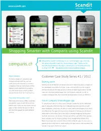 Shopping Smarter with Comparis Using Scandit