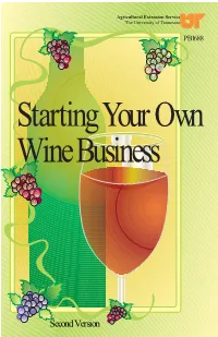 Starting Your Own Wine Business