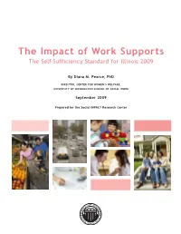 The Impact of Work Supports the Self-Sufficiency Standard for Illinois 2009