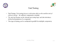 Unit Testing