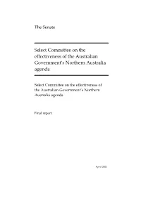 Select Committee on the Effectiveness of the Australian Government's