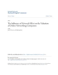 The Influence of Network Effect on the Valuation of Online Networking