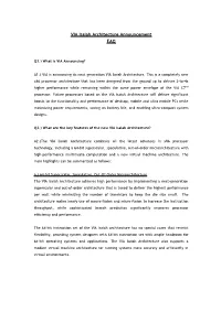 VIA Isaiah Architecture Announcement FAQ