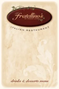 Drinks & Desserts Menu