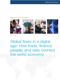 Global Flows in a Digital
