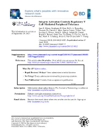 Integrin Activation Controls Regulatory T Cell–Mediated Peripheral Tolerance