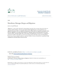 Microforms: Marriages, Mergers, and Migrations
