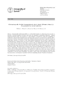 The Potential for Sexual Selection