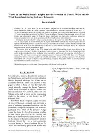 Insights Into the Evolution of Central Wales and the Welsh Borderlands During the Lower Palaeozoic