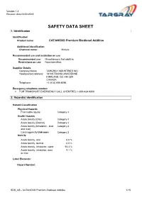 Material Safety Data Sheet