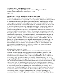 Michael B. Curry, “Healing a House Divided” Lecture Sponsored by the John C