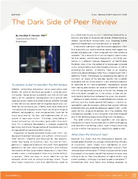 The Dark Side of Peer Review