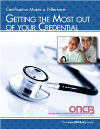 The Value of Certification