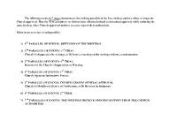 Approbation of the TLIG Writings in 7 Stages