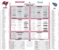 Buccaneers Titans