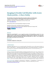 Imaging in Double Gall Bladder with Acute Cholecystitis—A Rare Entity