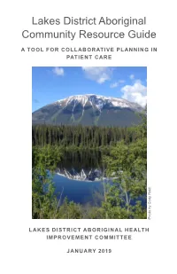 Lakes District Aboriginal Community Resource Guide