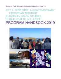 Program Handbook 2019