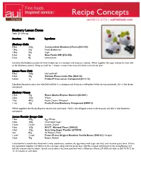 Recipe Concepts