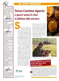 Torna Cantine Aperte