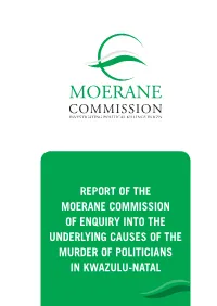 Moerane Commission Report