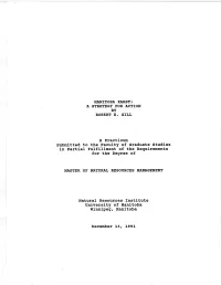 Sub¡Nitted to the Faculty of Graduate Studies in Partial Fulfiltment of the Requirements for the Degree of University of Manito