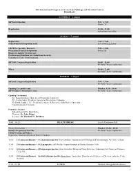2011 Sip Meeting at a Glance
